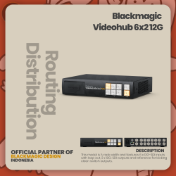 Blackmagic Videohub Mini 6x2 12G